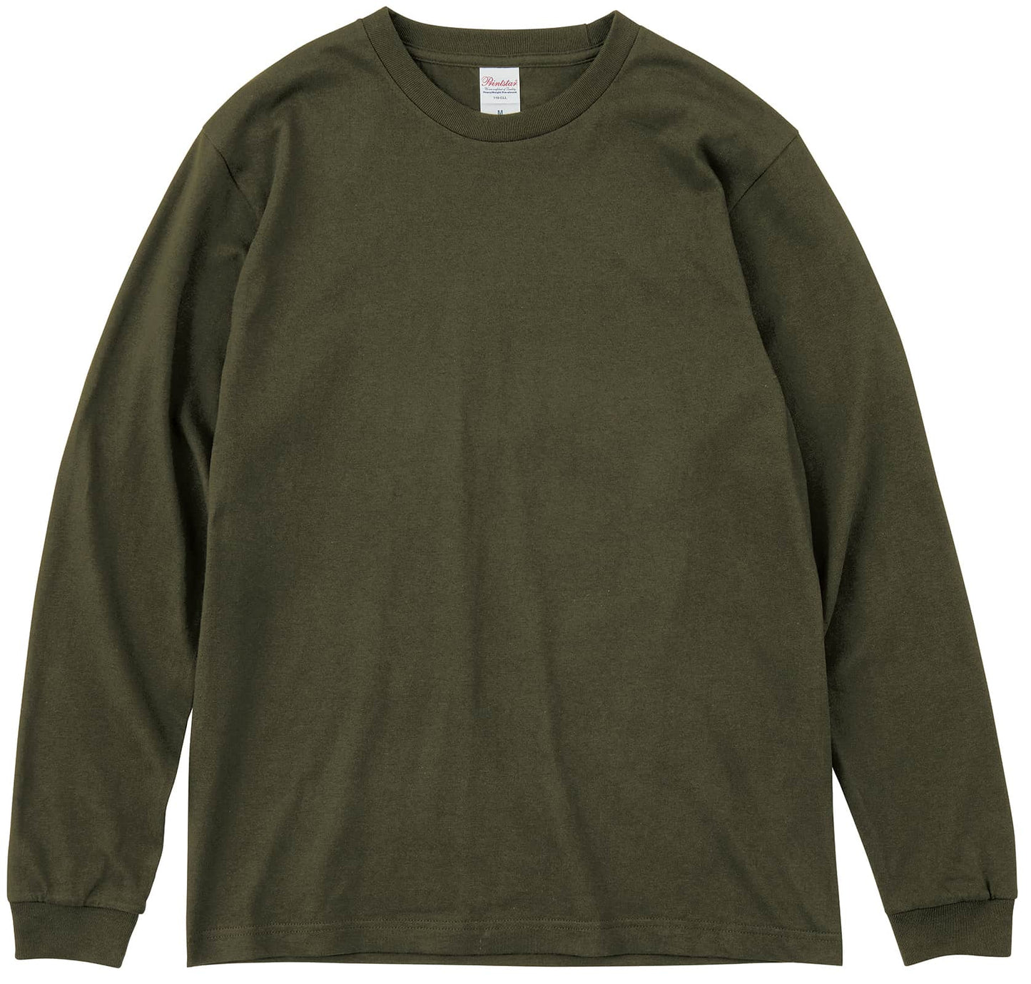 00110-CLL 5.6オンス ヘビーウェイトLS-Tシャツ(リブあり)