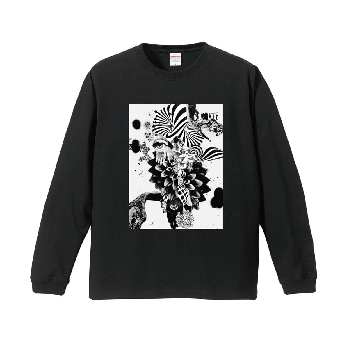 結琥001 5011-01ロングスリーブ Tシャツ(1.6インチリブ)