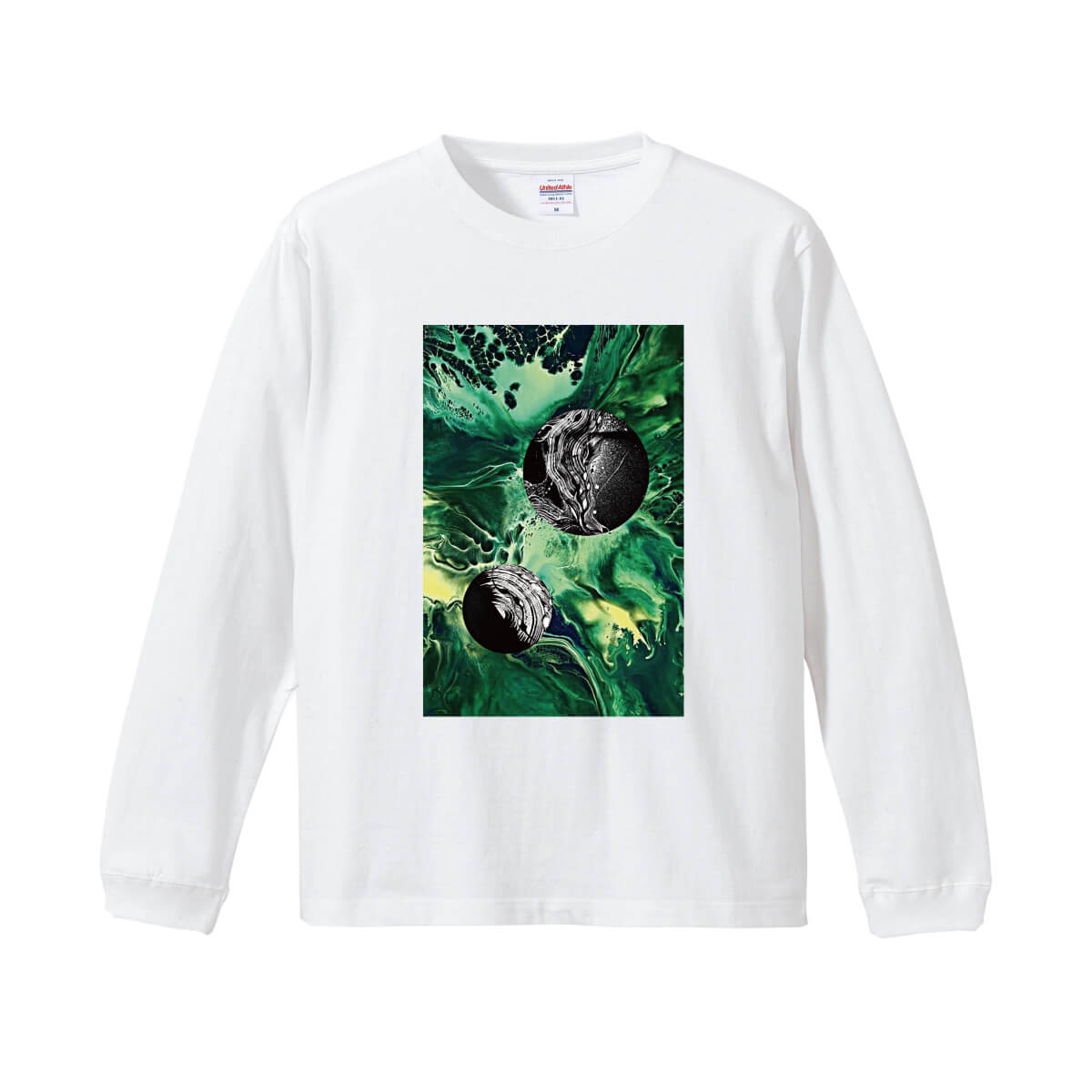 結琥002 5011-01ロングスリーブ Tシャツ(1.6インチリブ)