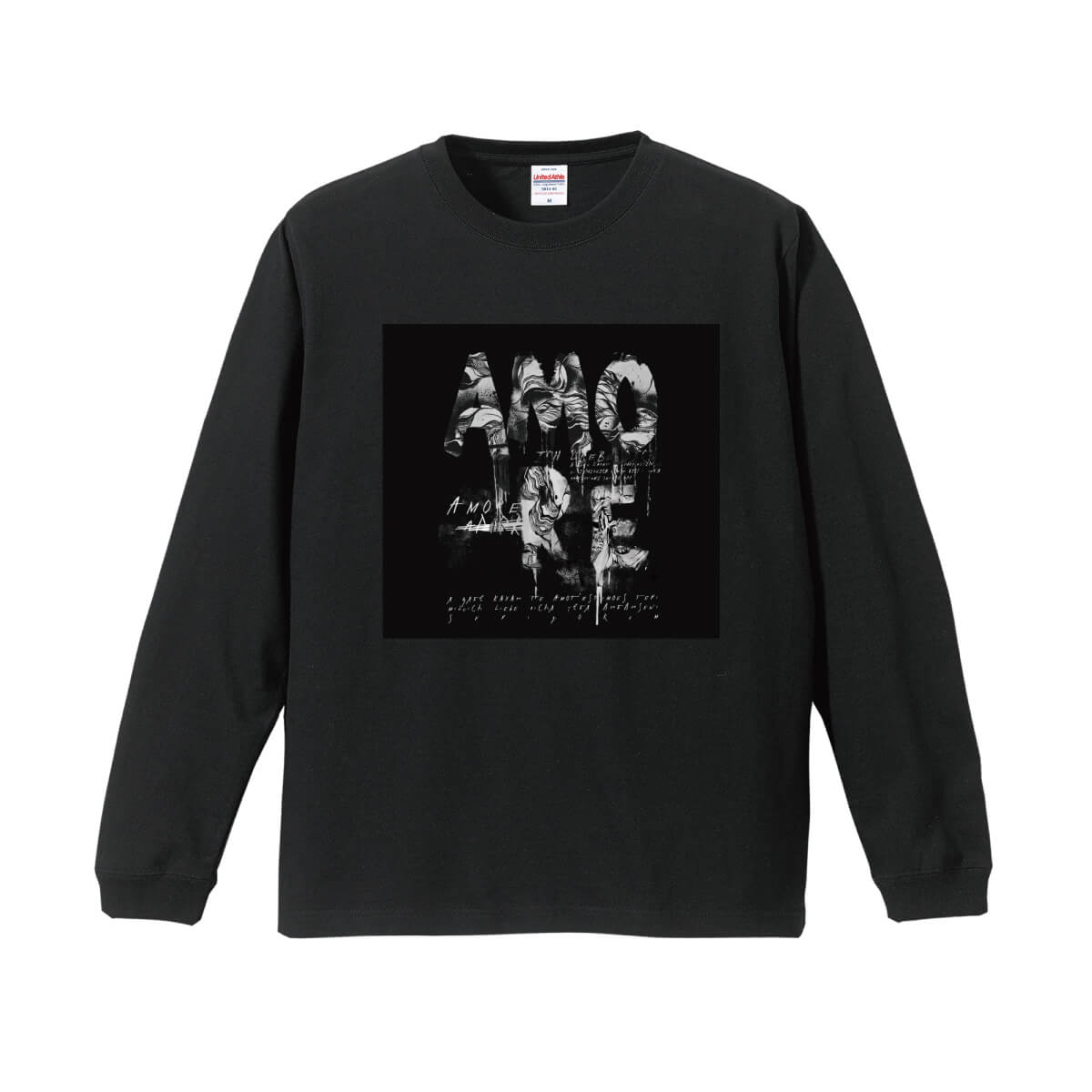 結琥005 5011-01ロングスリーブ Tシャツ(1.6インチリブ)