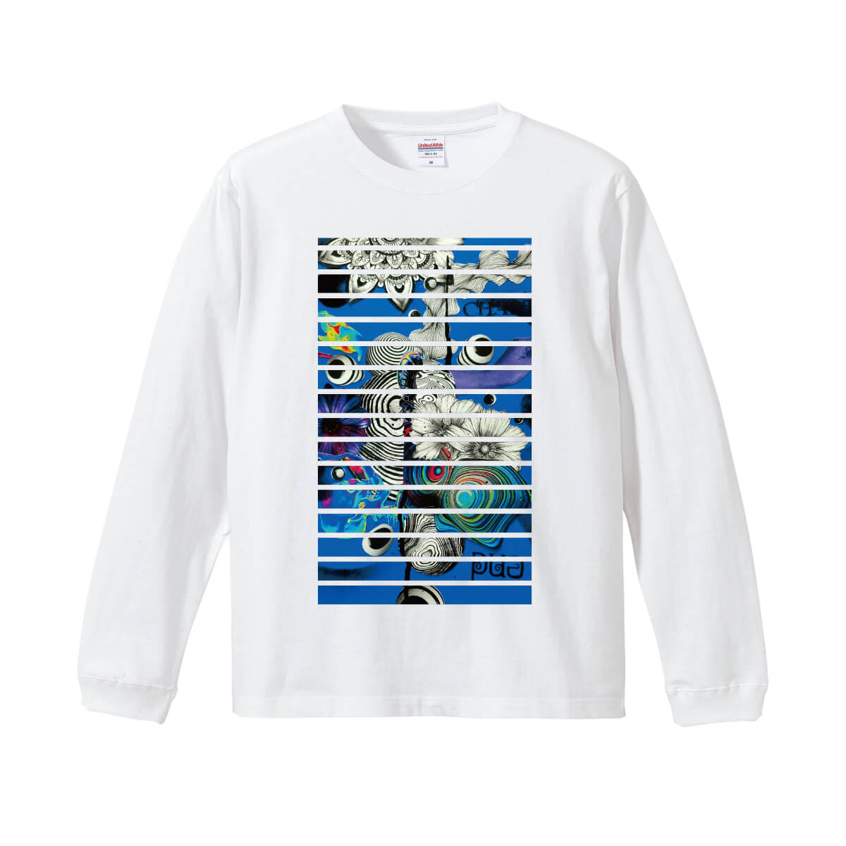 結琥006 5011-01ロングスリーブ Tシャツ(1.6インチリブ)