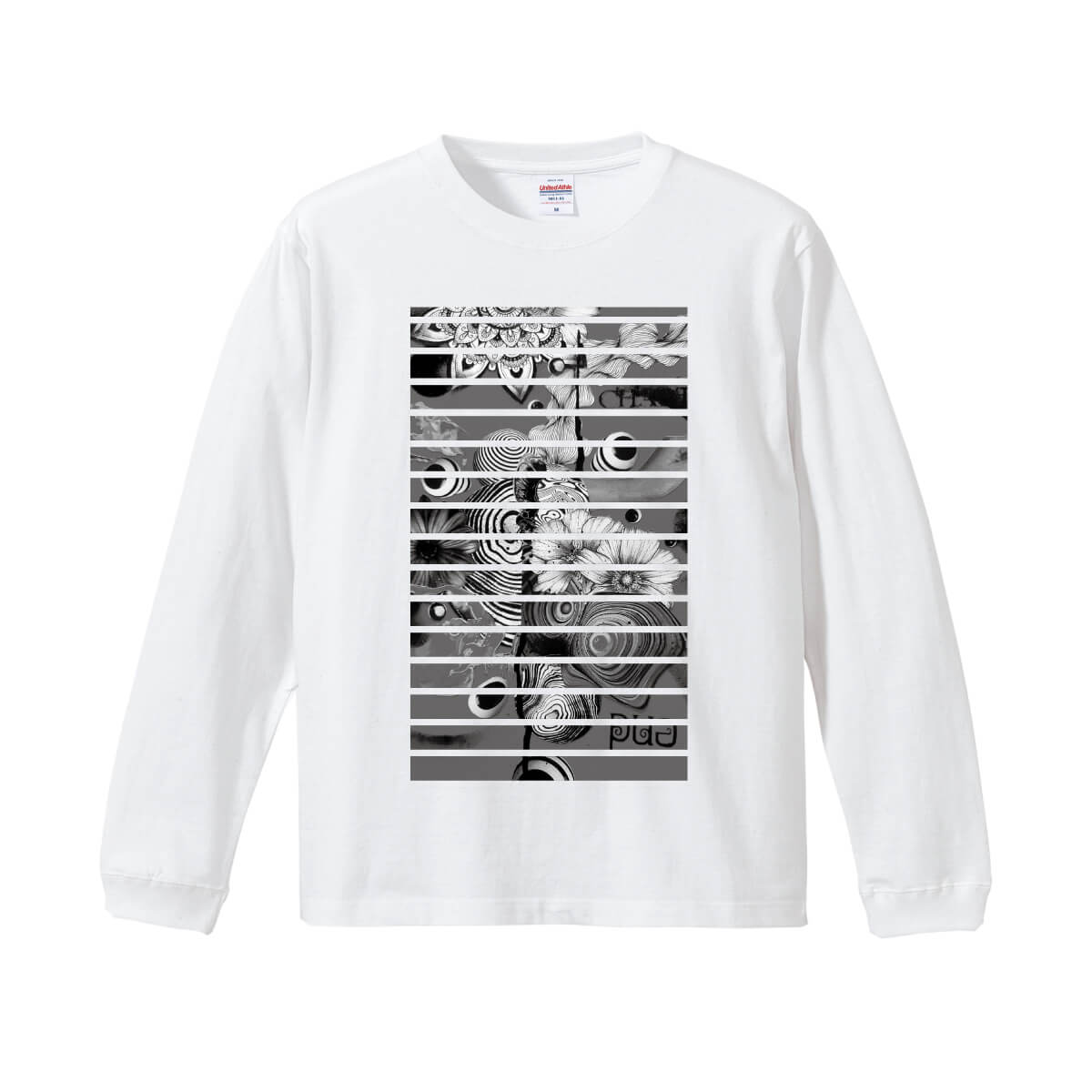 結琥006 5011-01ロングスリーブ Tシャツ(1.6インチリブ)