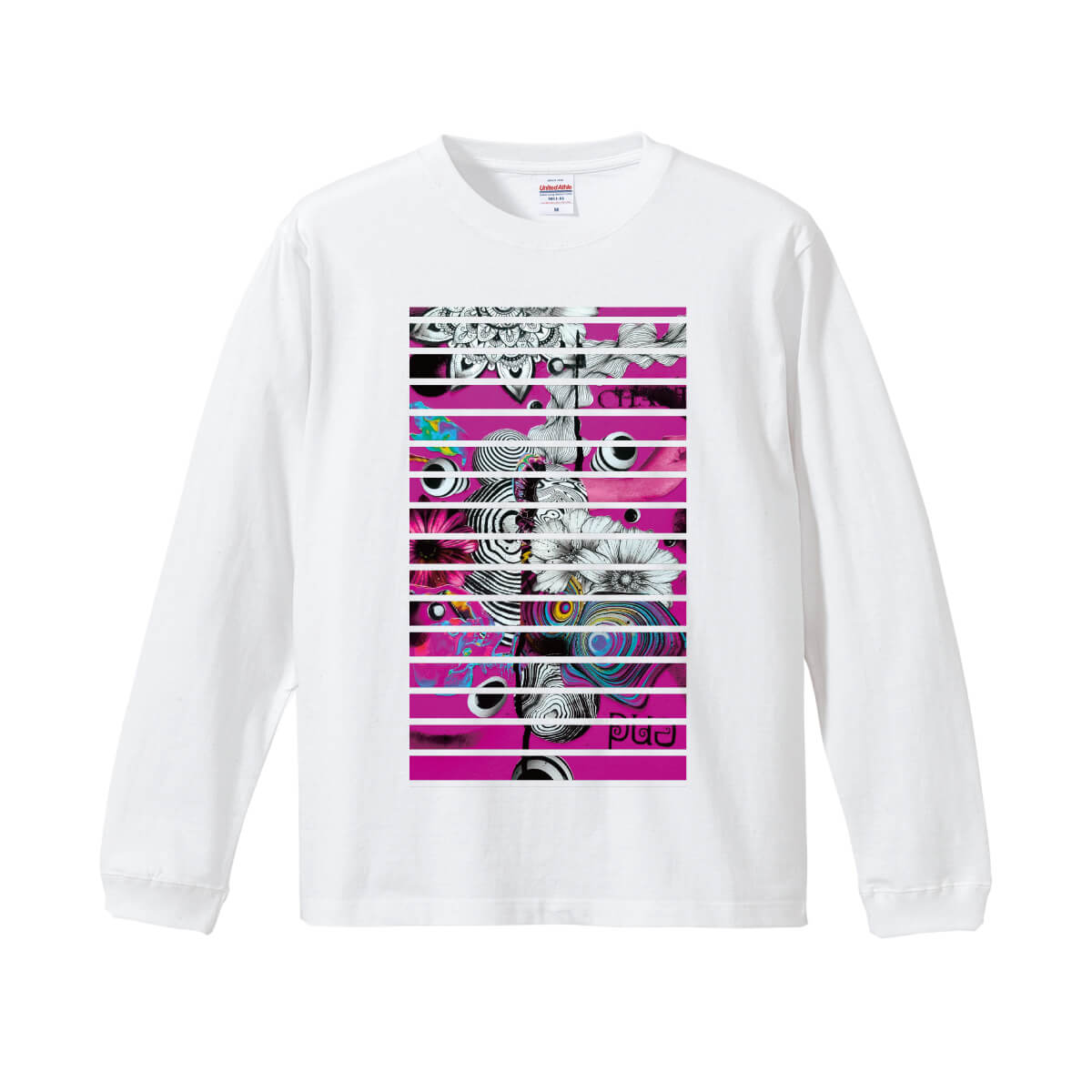 結琥006 5011-01ロングスリーブ Tシャツ(1.6インチリブ)