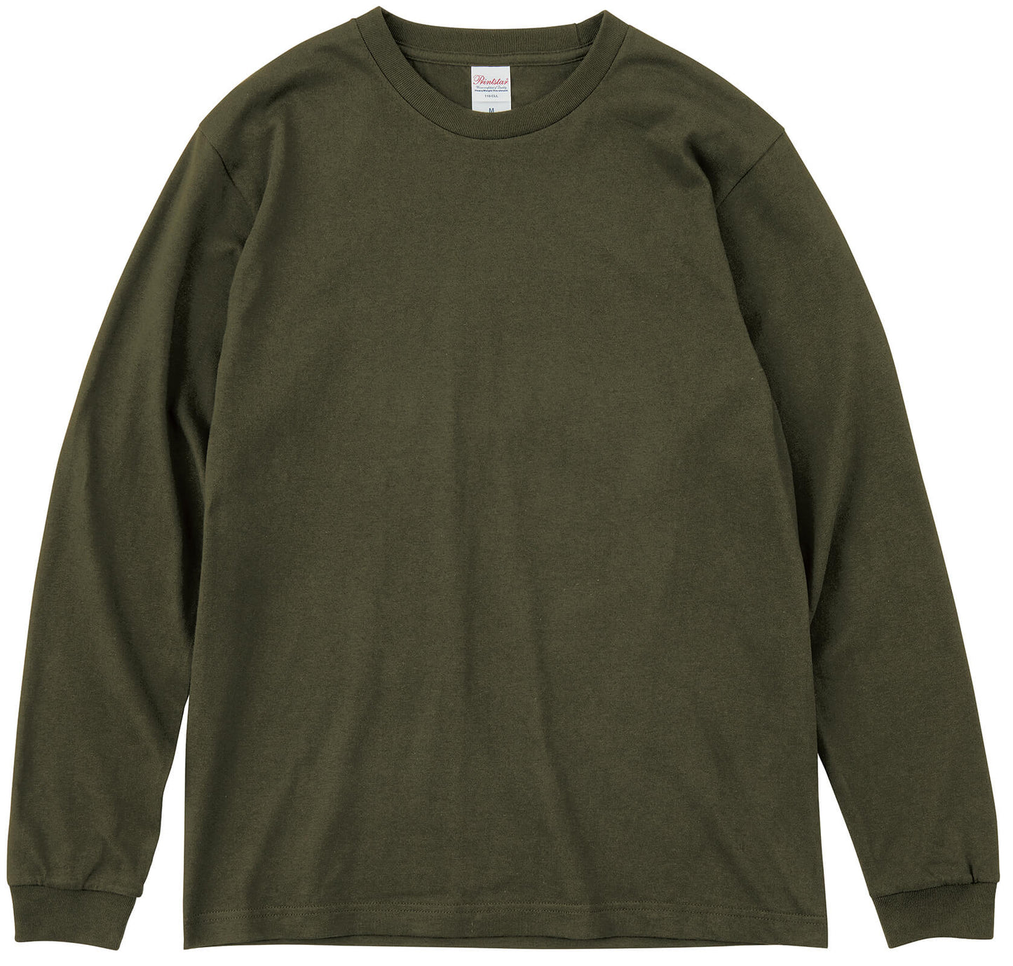 00110-CLL 5.6オンス ヘビーウェイトLS-Tシャツ（リブあり）