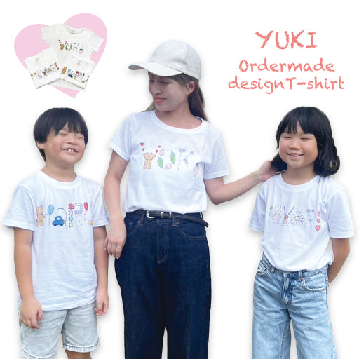 YUKI フルオーダーメイド 5001-01 5.6オンス ハイクオリティー Tシャツ